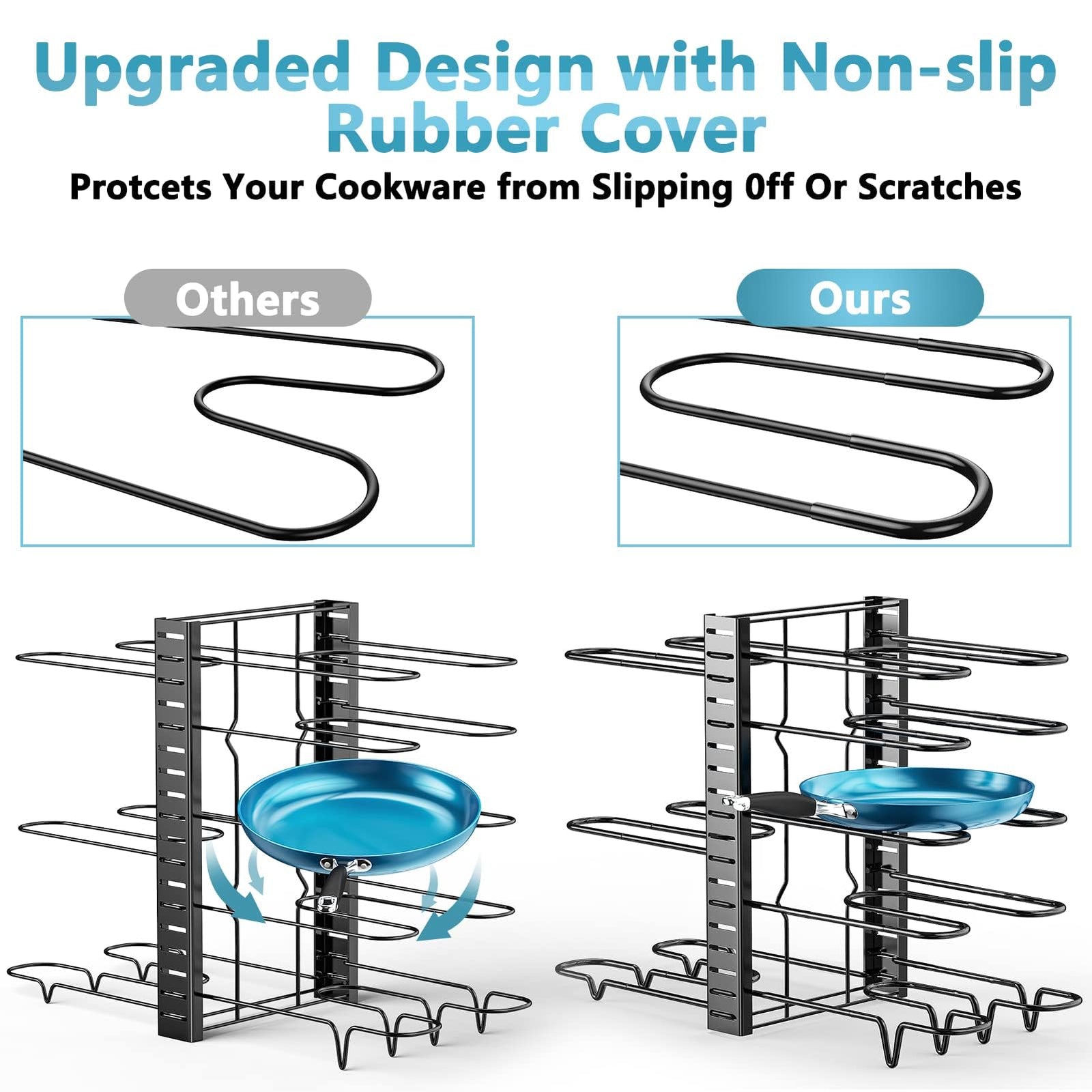 8-Tier Pots and Pans Organiser