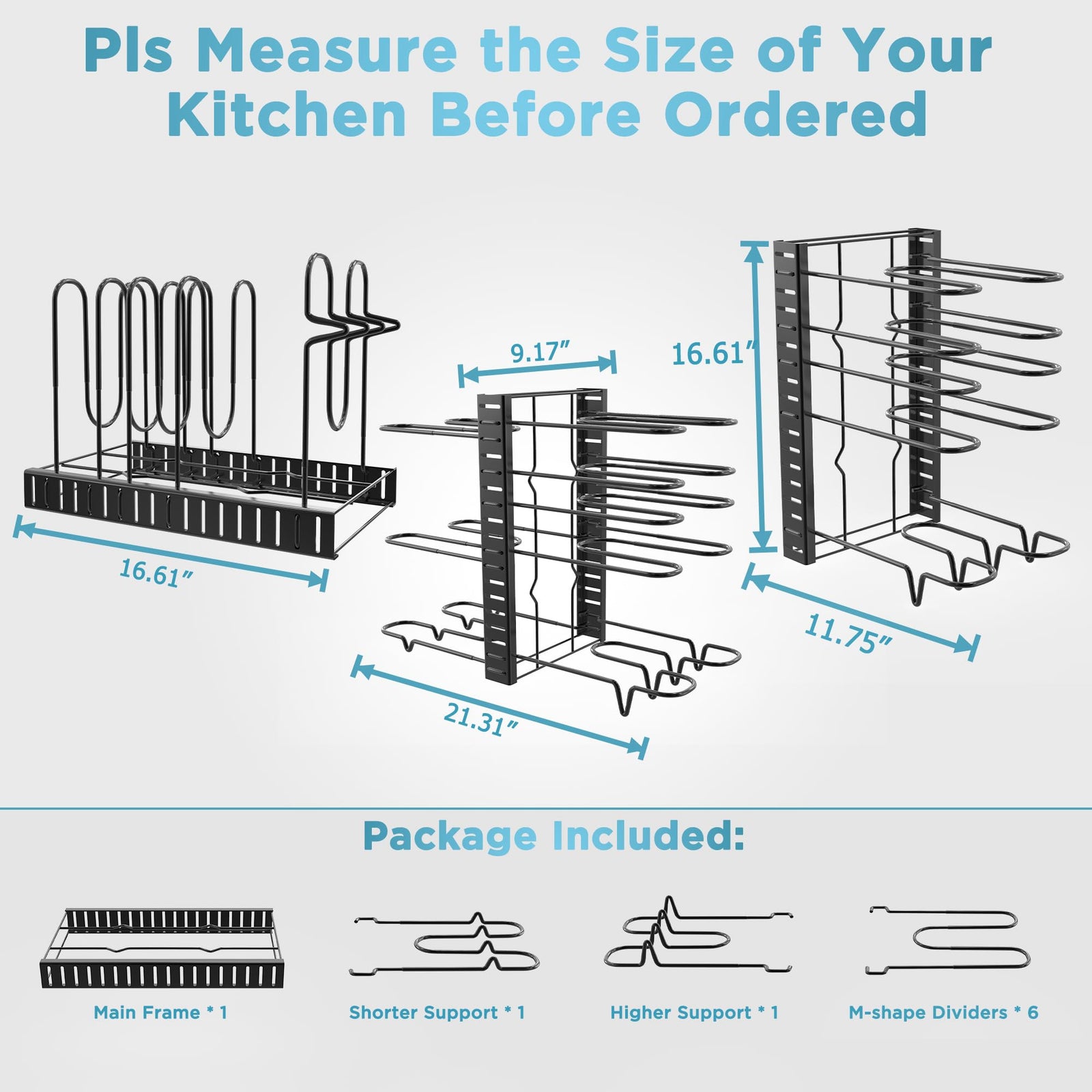 8-Tier Pots and Pans Organiser