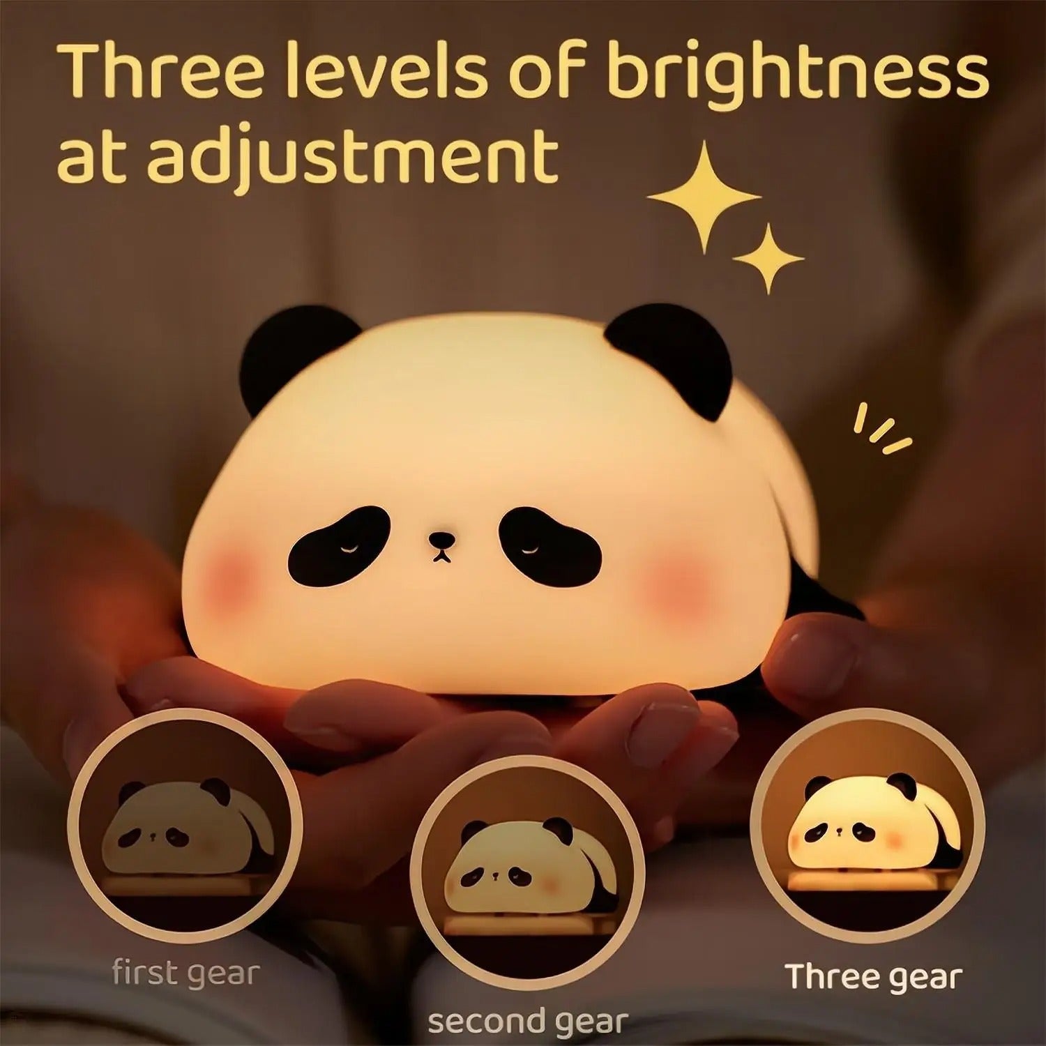 GlowPuff : A Silicone Night Light – The Perfect Soft, Rechargeable Nightlight for Kids