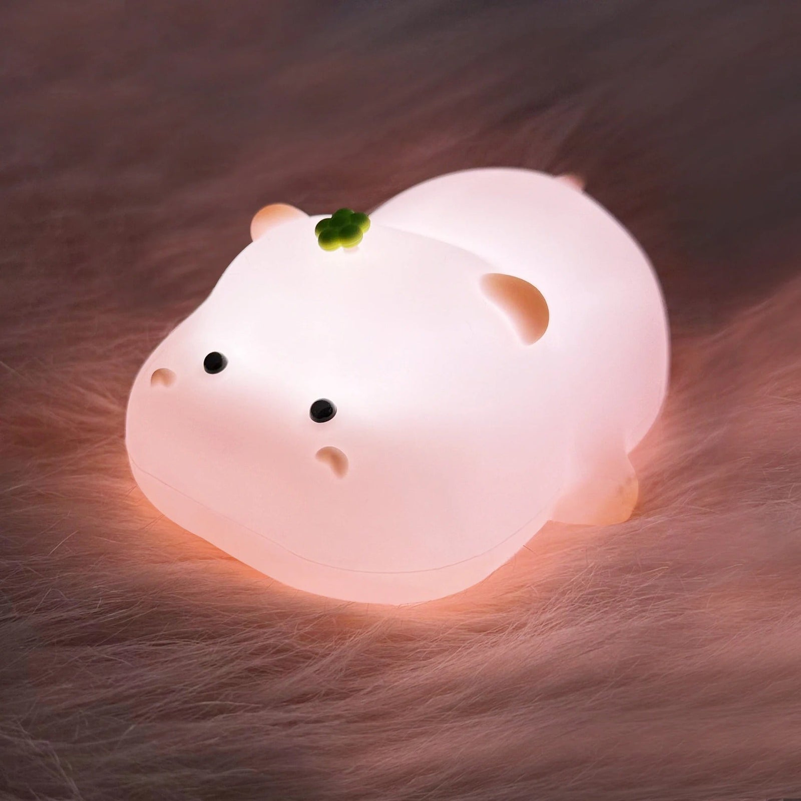 GlowPuff : A Silicone Night Light – The Perfect Soft, Rechargeable Nightlight for Kids