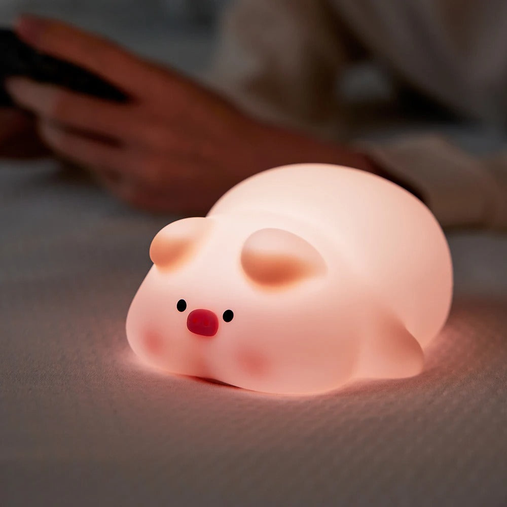 GlowPuff : A Silicone Night Light – The Perfect Soft, Rechargeable Nightlight for Kids