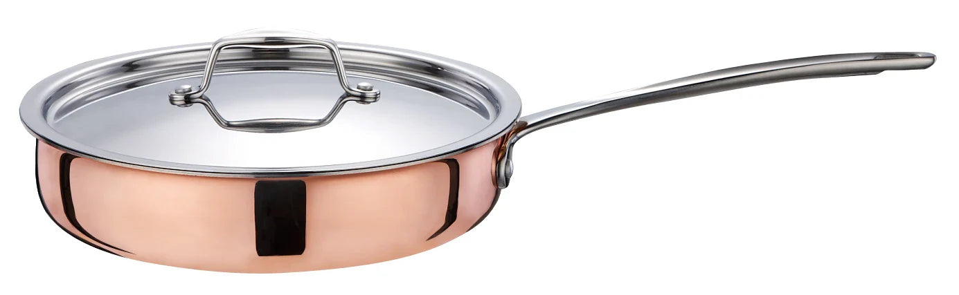 Luxury 12-Piece Triply Copper Cookware Set