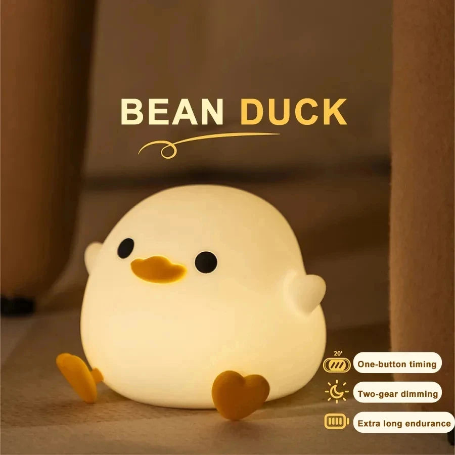GlowPuff : A Silicone Night Light – The Perfect Soft, Rechargeable Nightlight for Kids