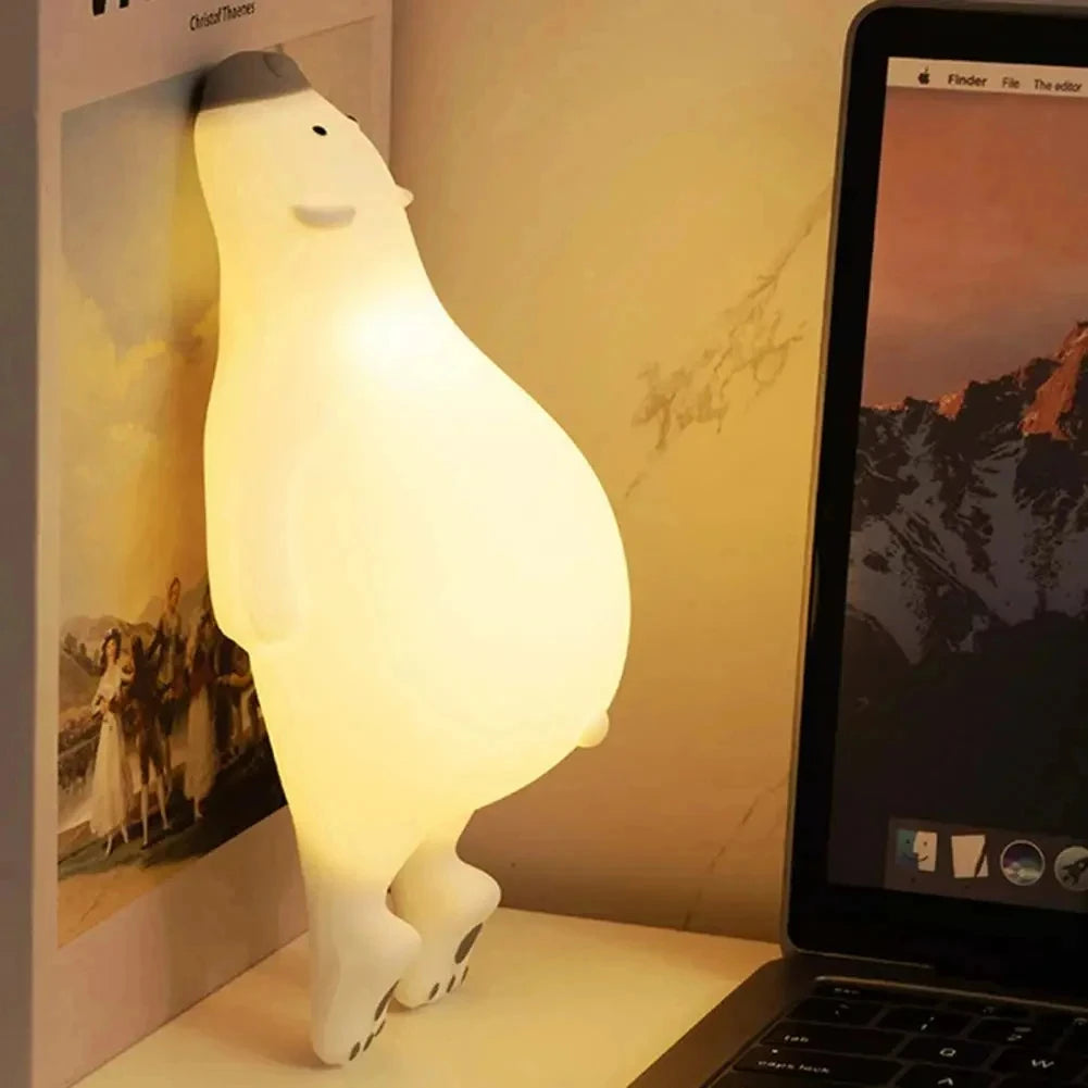 GlowPuff : A Silicone Night Light – The Perfect Soft, Rechargeable Nightlight for Kids