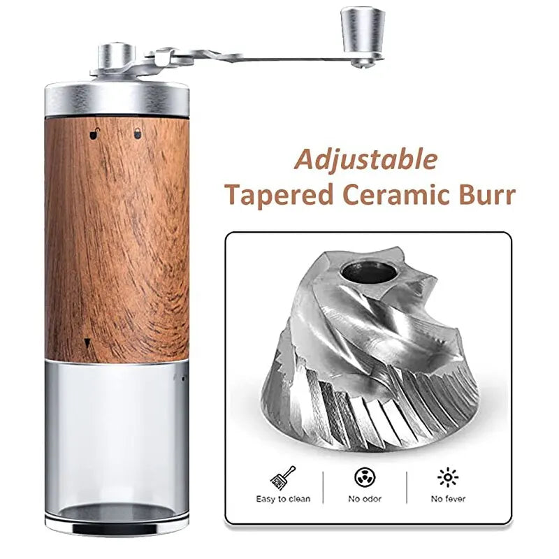 Portable Handheld Stainless Steel Coffee Grinder