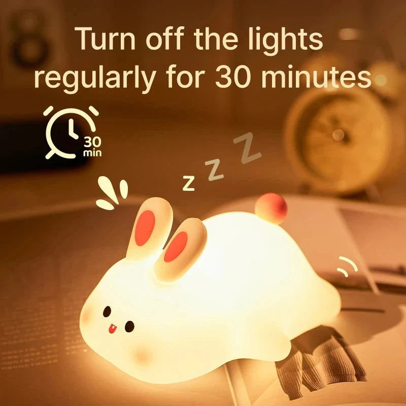 GlowPuff : A Silicone Night Light – The Perfect Soft, Rechargeable Nightlight for Kids