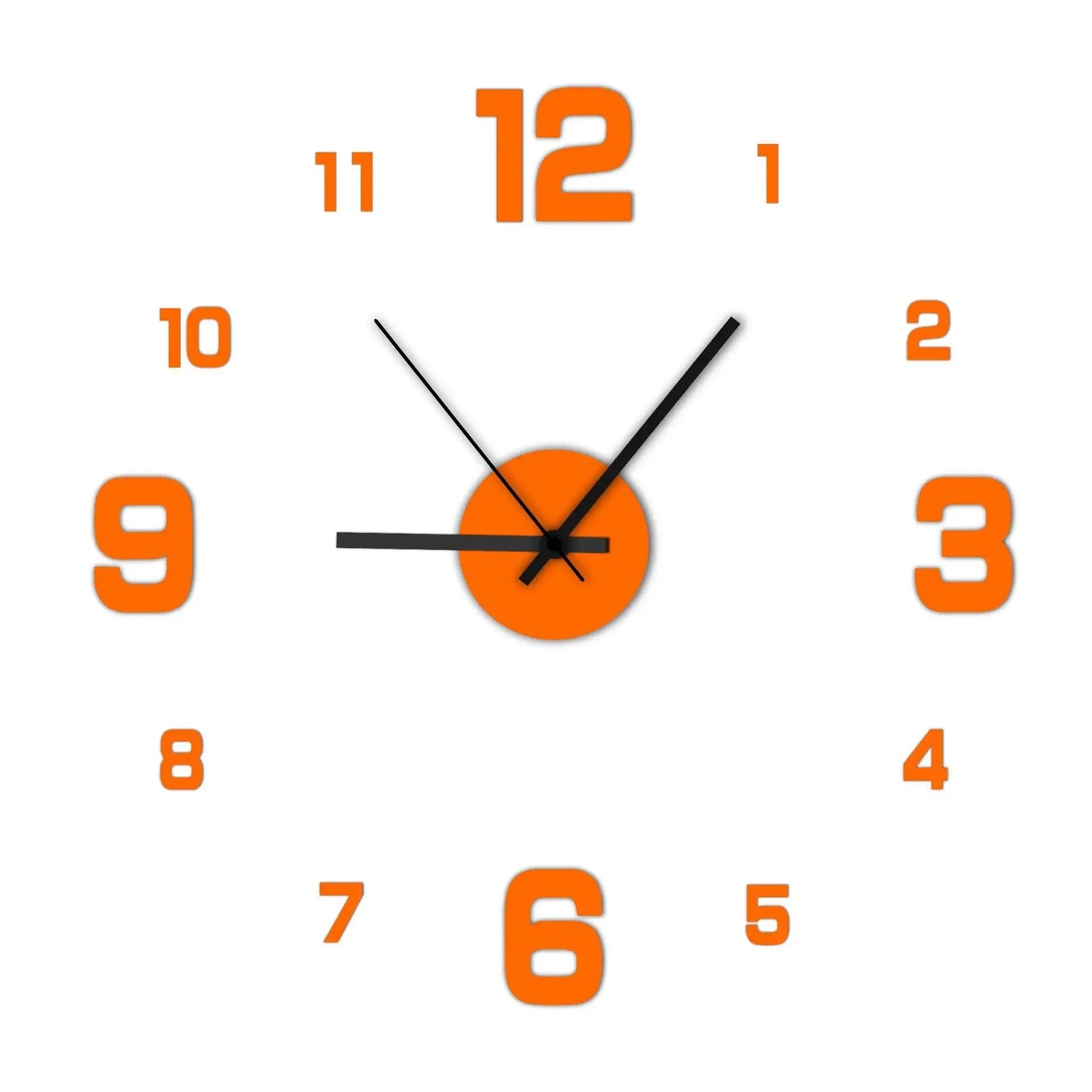 3D Wall Decal Decorative Clock